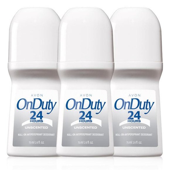 Avon On Duty Unscented Trio Value Pack Deodorants - Picture 2 of 2